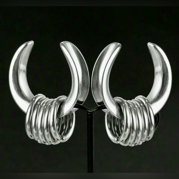 🔘2Pc 16mm- 18k over 316 Surgical Stainless Steel Ear Expanders/plugs NWT - Picture 5 of 9